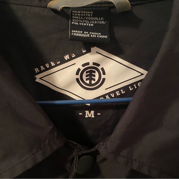 ELEMENT lightweight windbreaker black - Picture 4 of 4